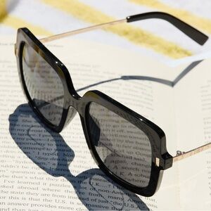 DIFF Sandy Black Grey Sunglass Bifocal Readers